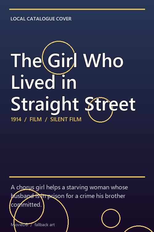 The Girl Who Lived in Straight Street poster