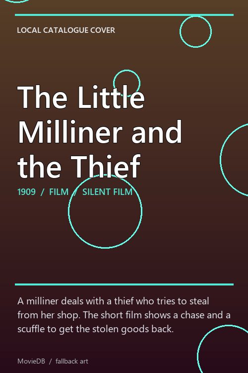 The Little Milliner and the Thief poster