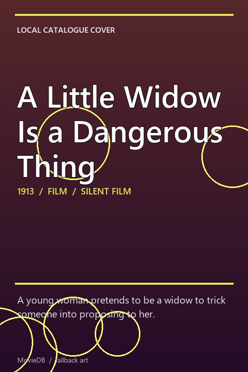 A Little Widow Is a Dangerous Thing poster
