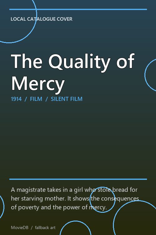The Quality of Mercy poster