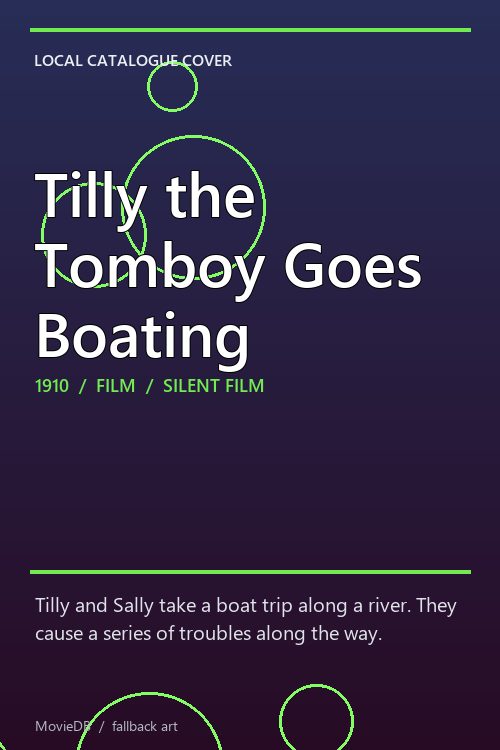 Tilly the Tomboy Goes Boating poster