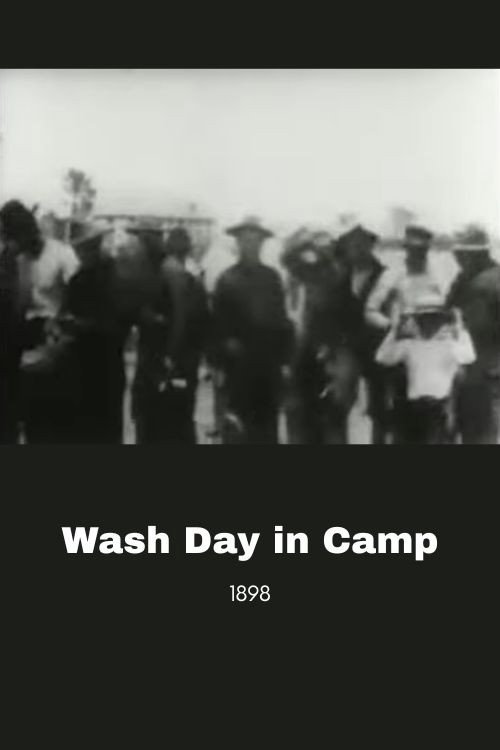 Wash Day in Camp poster