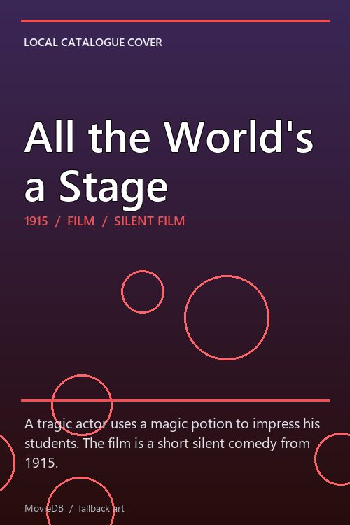 All the World's a Stage poster