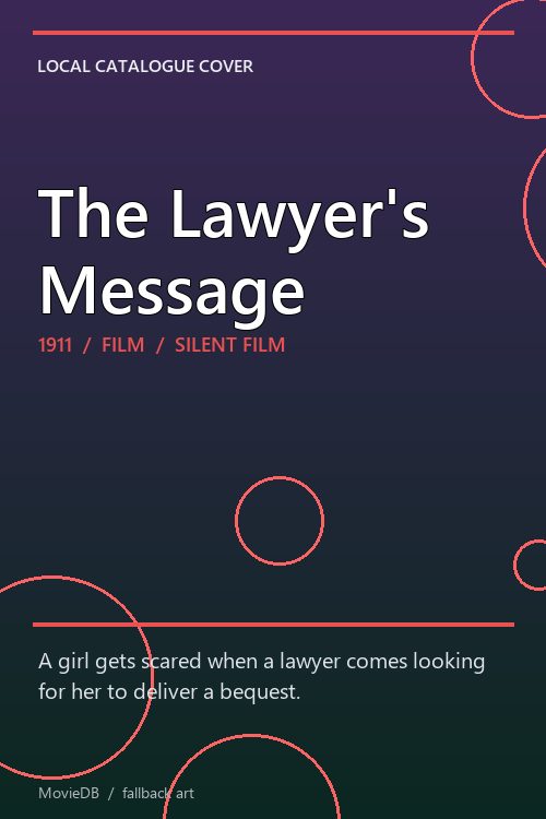 The Lawyer's Message poster