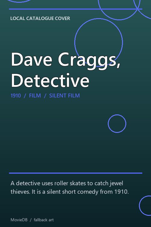 Dave Craggs, Detective poster