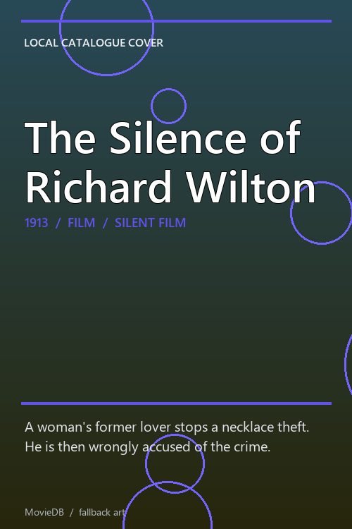 The Silence of Richard Wilton poster