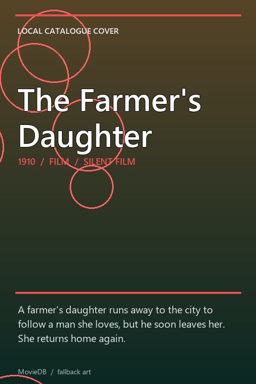The Farmer's Daughter poster