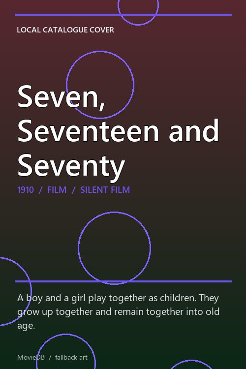 Seven, Seventeen and Seventy poster