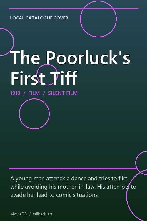 The Poorluck's First Tiff poster