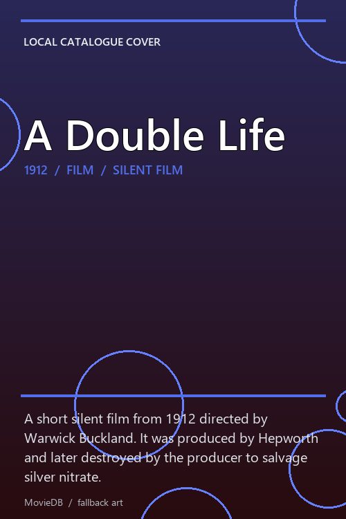 A Double Life poster