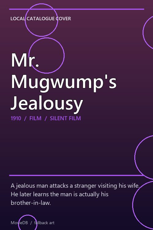 Mr. Mugwump's Jealousy poster