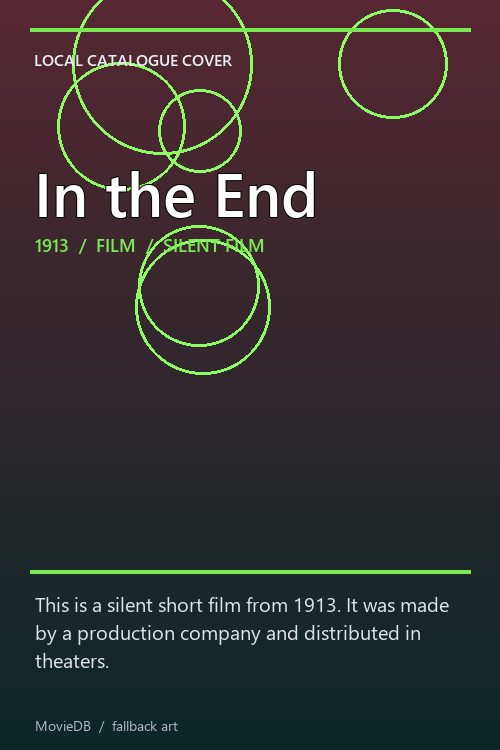 In the End poster