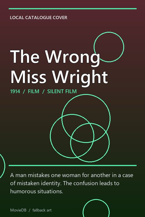 The Wrong Miss Wright poster