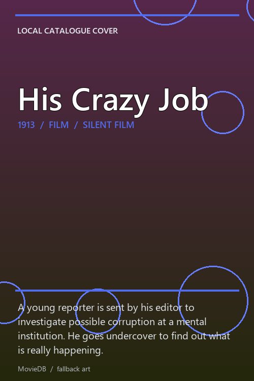 His Crazy Job poster
