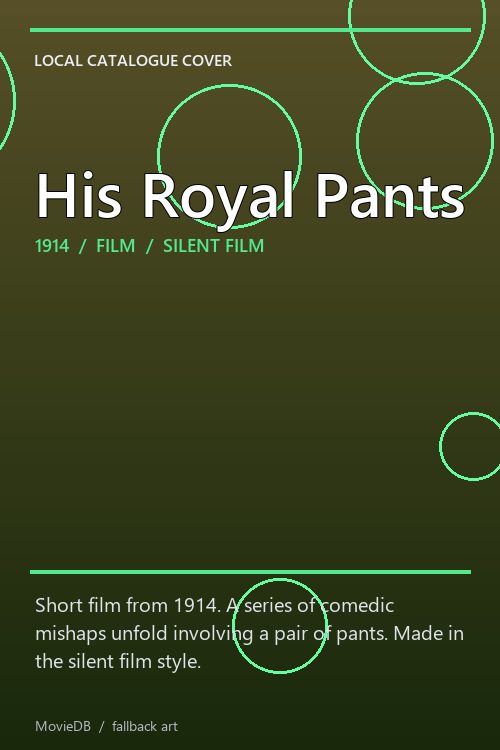 His Royal Pants poster