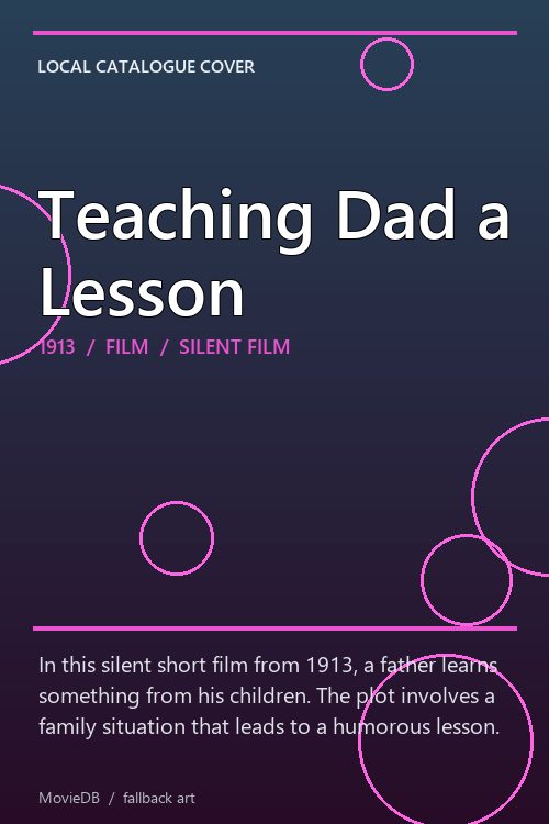 Teaching Dad a Lesson poster