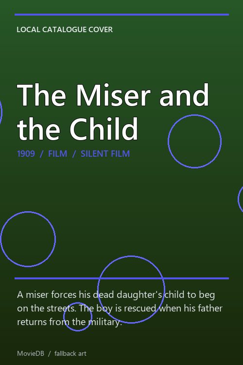 The Miser and the Child poster