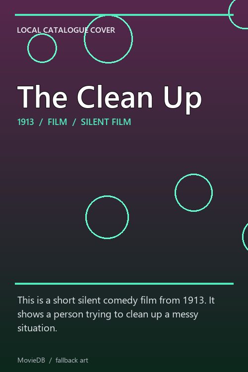 The Clean Up poster