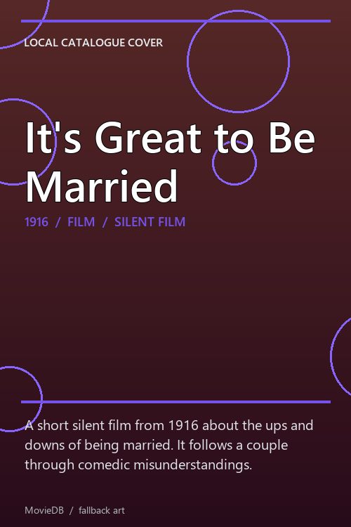 It's Great to Be Married poster