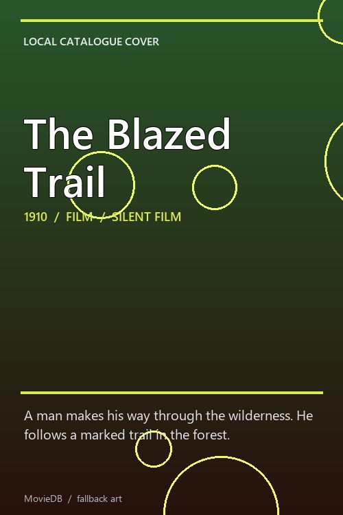 The Blazed Trail poster
