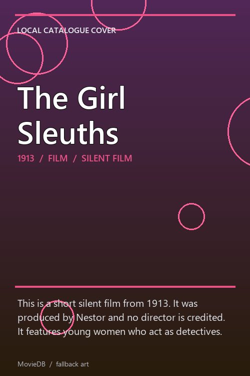 The Girl Sleuths poster