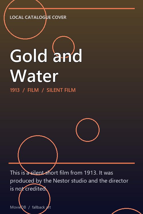 Gold and Water poster