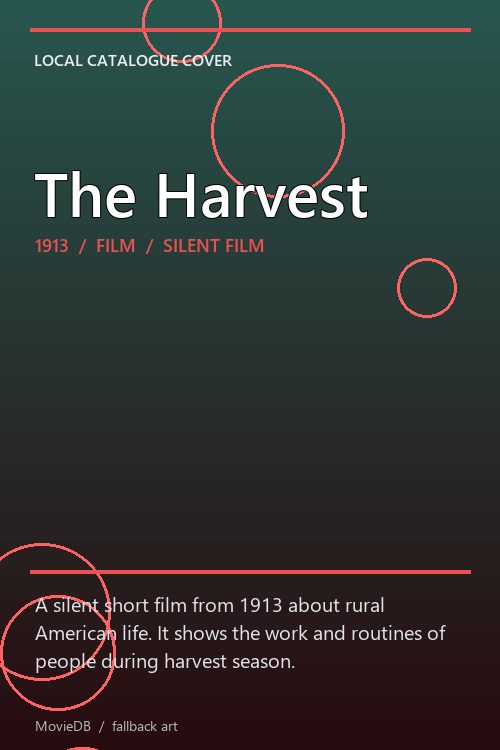 The Harvest poster