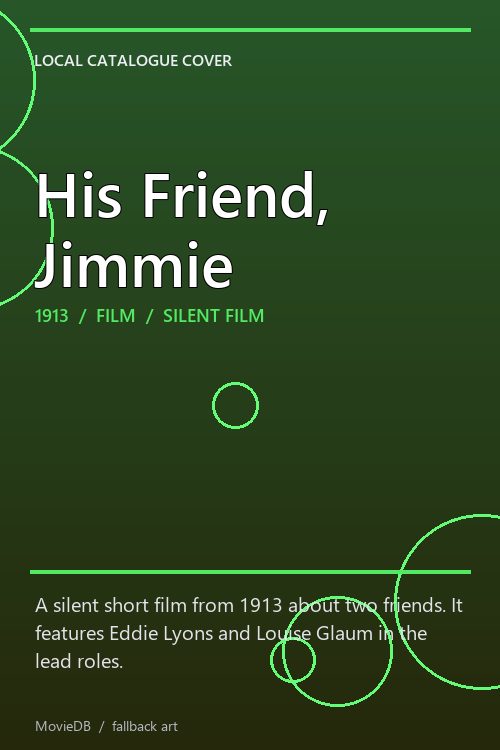 His Friend, Jimmie poster