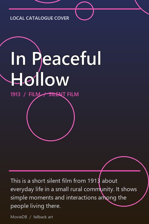 In Peaceful Hollow poster
