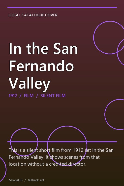 In the San Fernando Valley poster