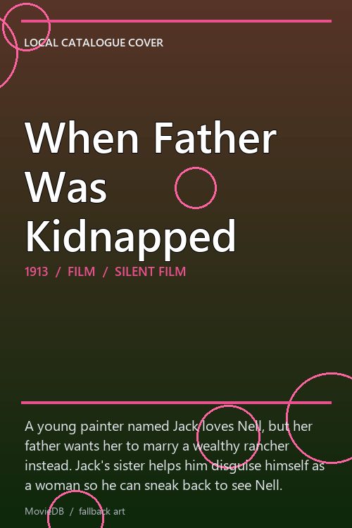 When Father Was Kidnapped poster