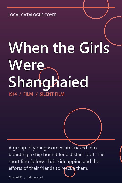 When the Girls Were Shanghaied poster