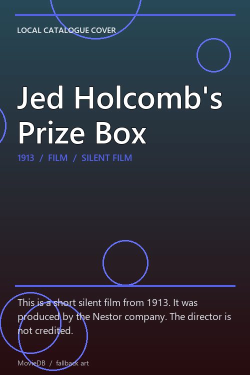 Jed Holcomb's Prize Box poster