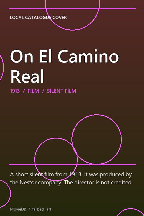 On El Camino Real poster