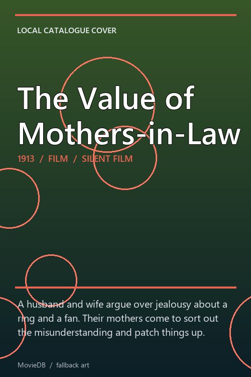 The Value of Mothers-in-Law poster