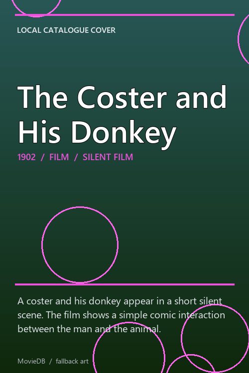 The Coster and His Donkey poster