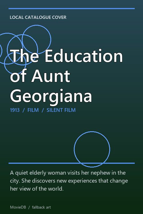 The Education of Aunt Georgiana poster