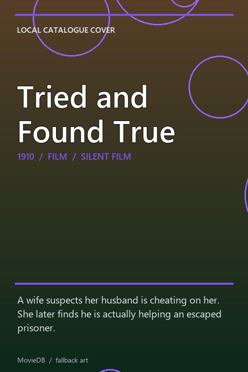 Tried and Found True poster