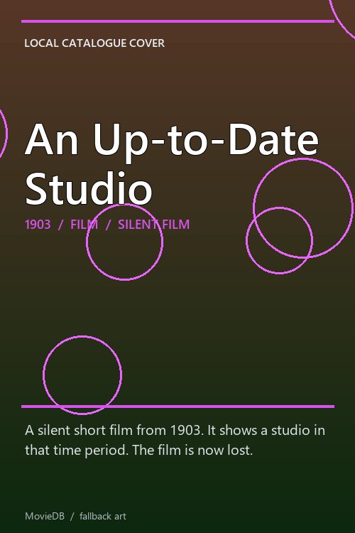 An Up-to-Date Studio poster