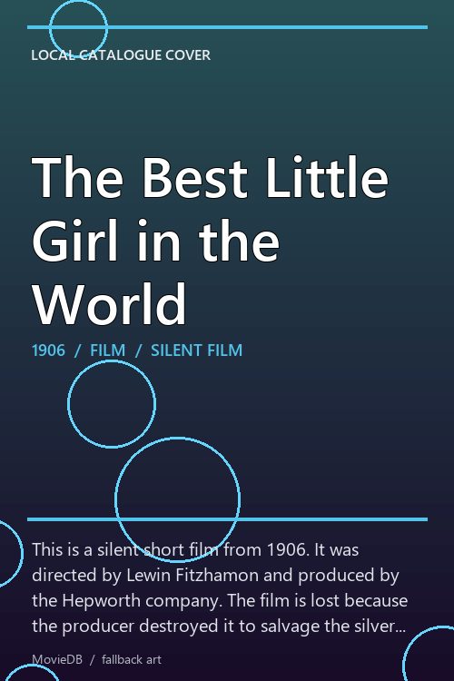 The Best Little Girl in the World poster