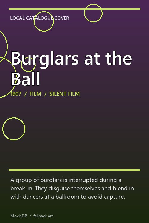 Burglars at the Ball poster