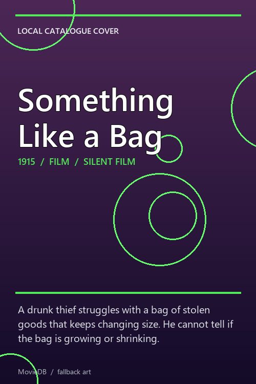 Something Like a Bag poster