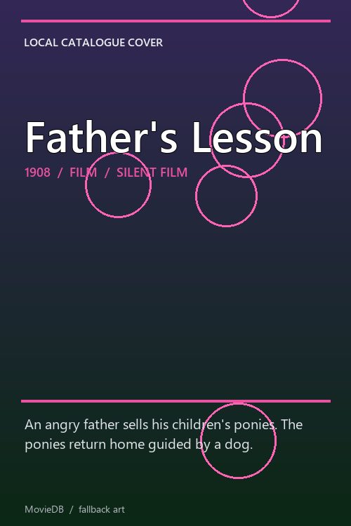 Father's Lesson poster
