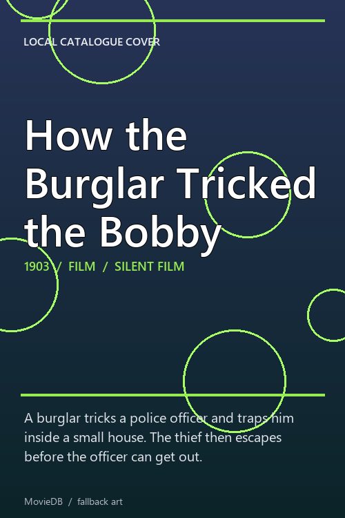 How the Burglar Tricked the Bobby poster