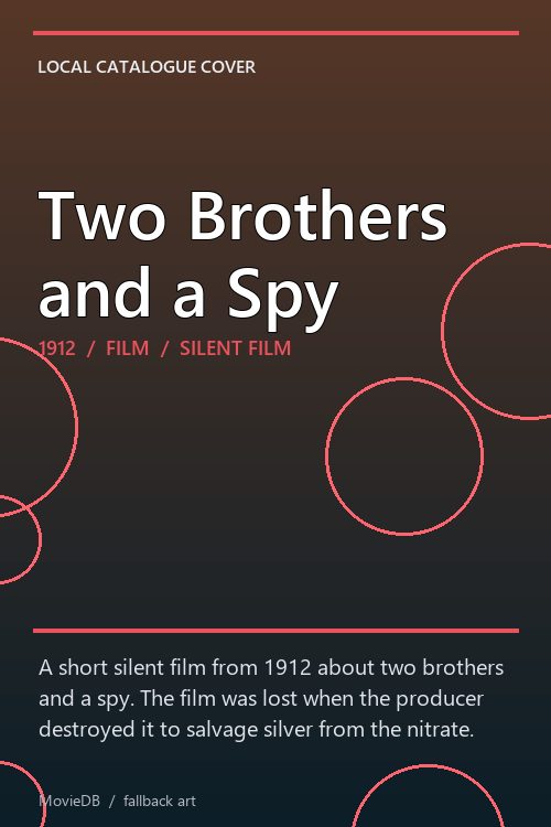 Two Brothers and a Spy poster