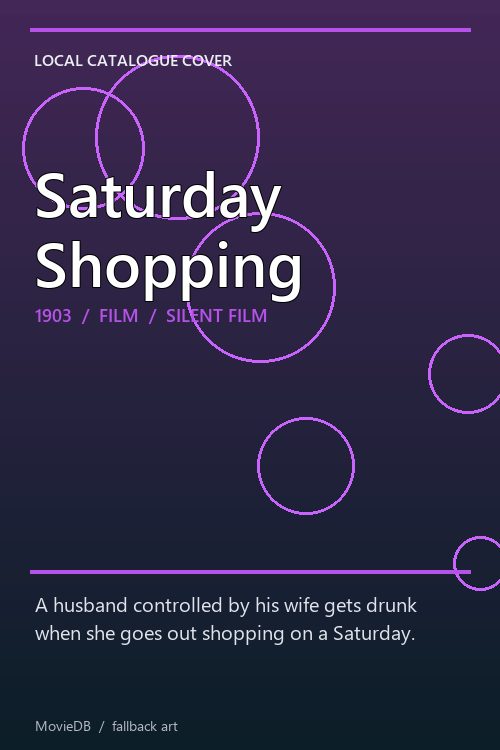 Saturday Shopping poster