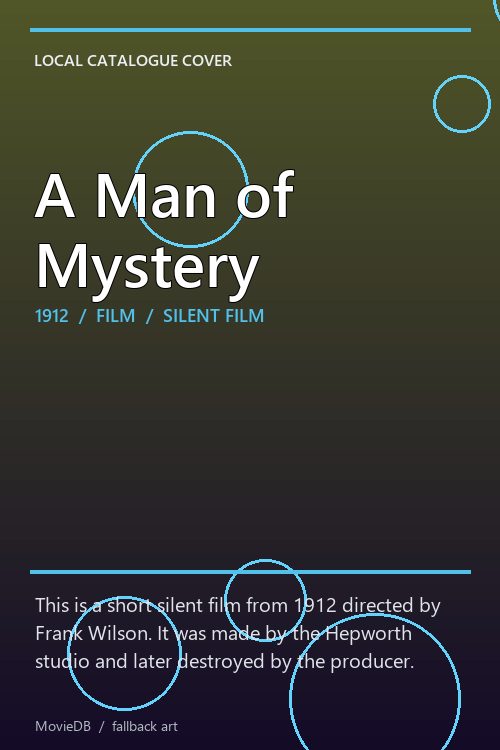 A Man of Mystery poster