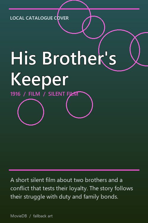His Brother's Keeper poster