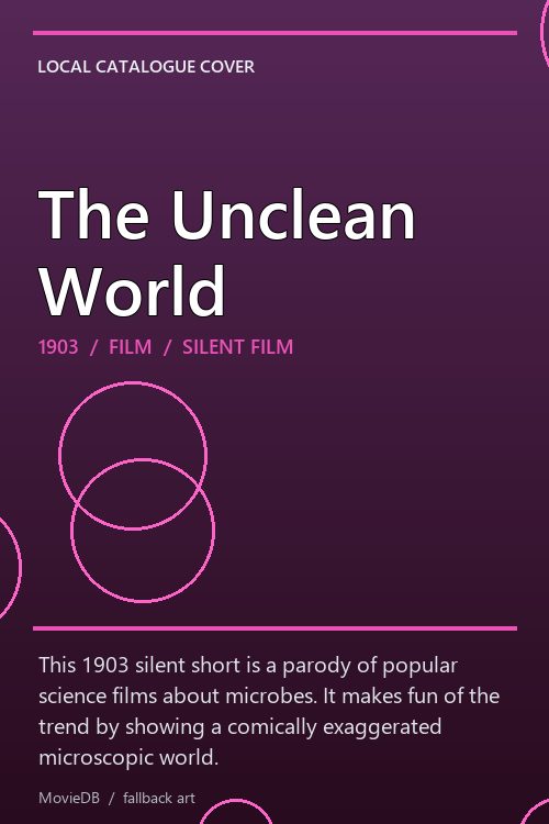 The Unclean World poster
