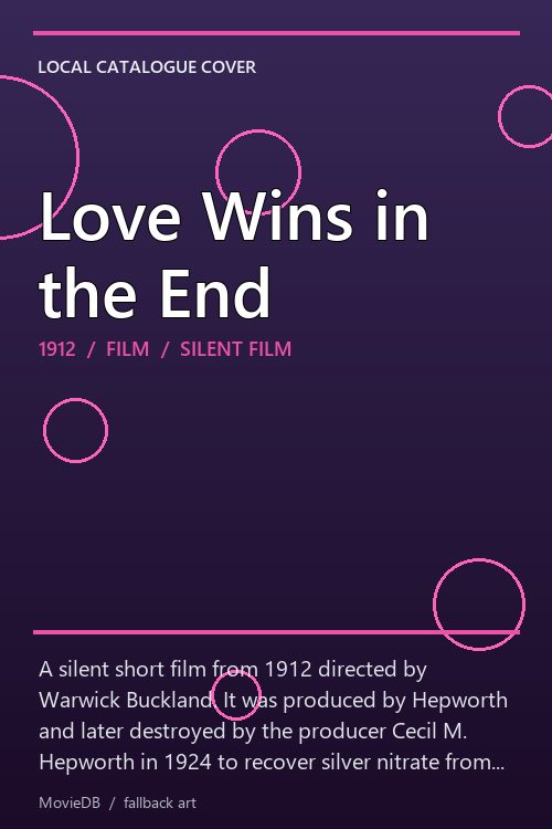 Love Wins in the End poster